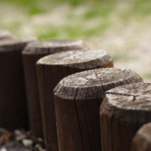 Krawężnik ogrodowy z drewnianych pieńków – krok po kroku