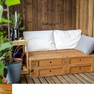 Meble ogrodowe z palet drewnianych - Twój ogród w stylu DIY 