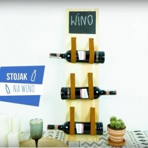 Drewniany stojak na wino – zrób to sam!