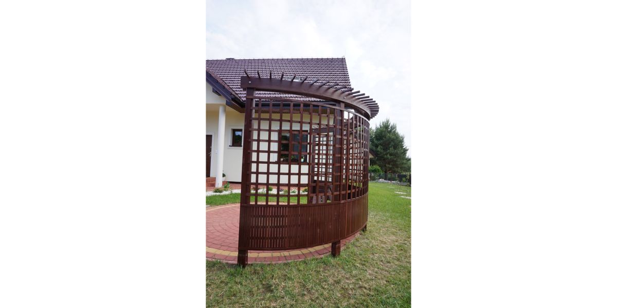 Pergola ogrodowa.