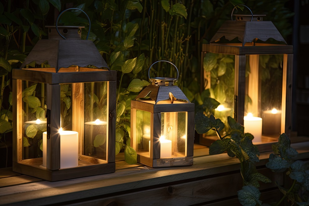 Drewniany lampion DIY