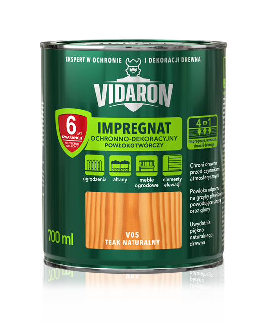 Vidaron impregnat do drewna powłokotwórczy w puszcze